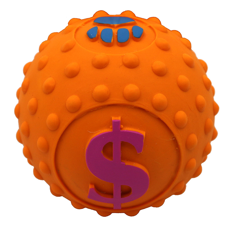 7.5cm Latex Number Ball Dog toys for Pet