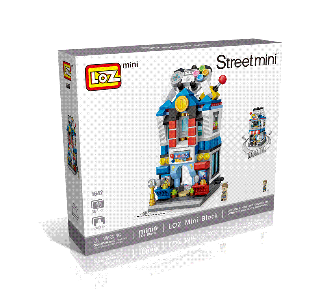 LOZ kid's intelligence toys mini street Series - Game Center