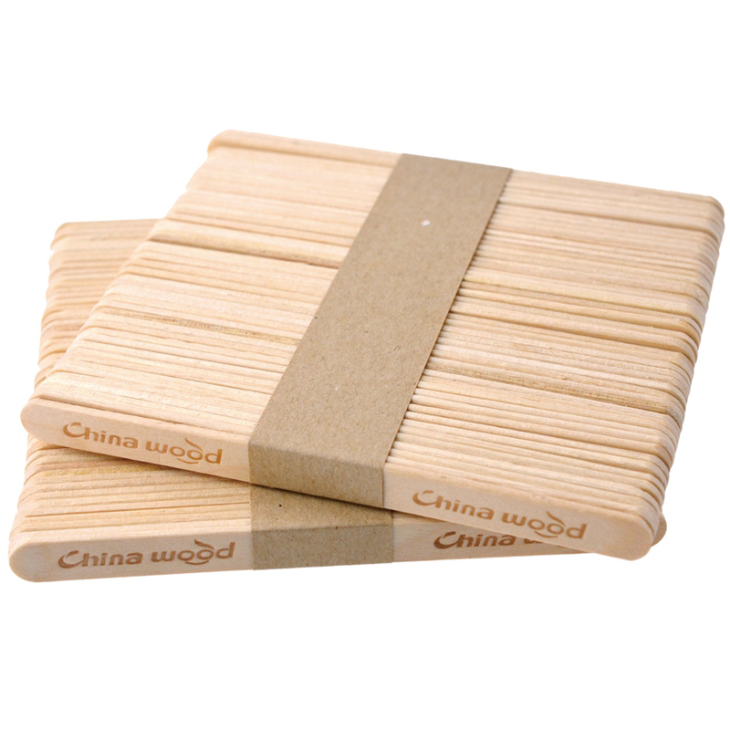 disposable wooden ice cream stick