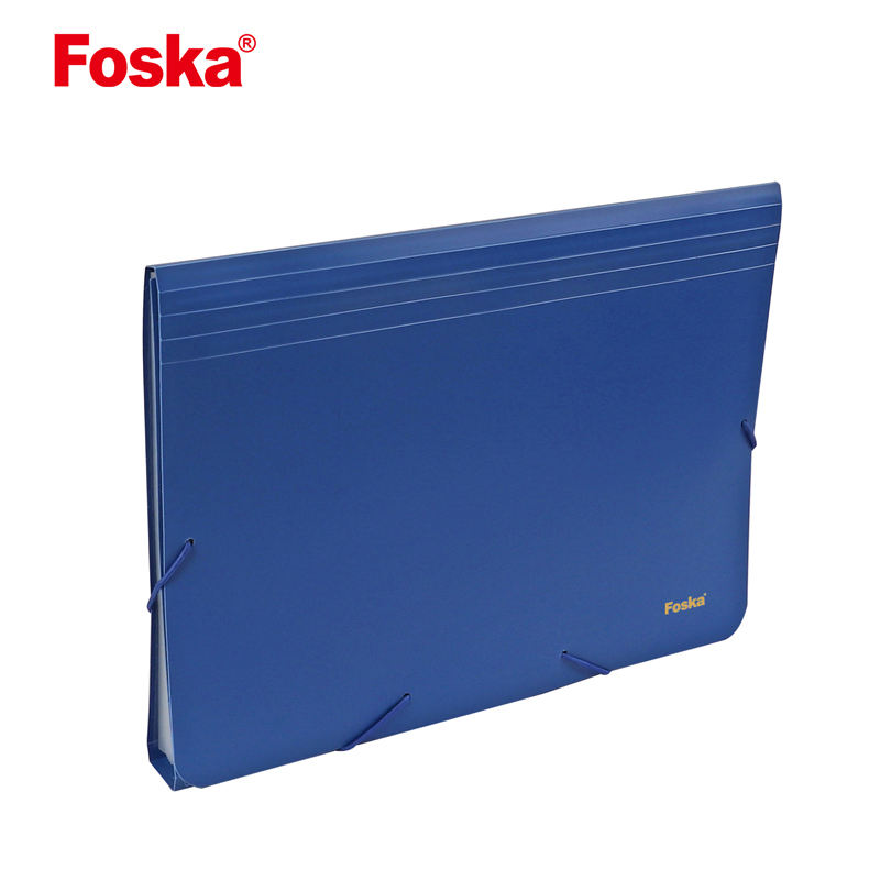 A4 13layers Solid Color Expanding File Bag