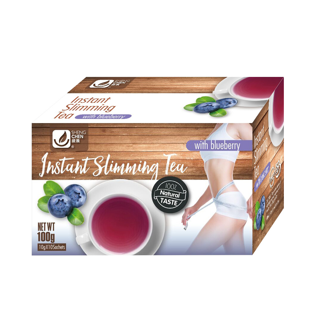 Instant blueberry slimming tea