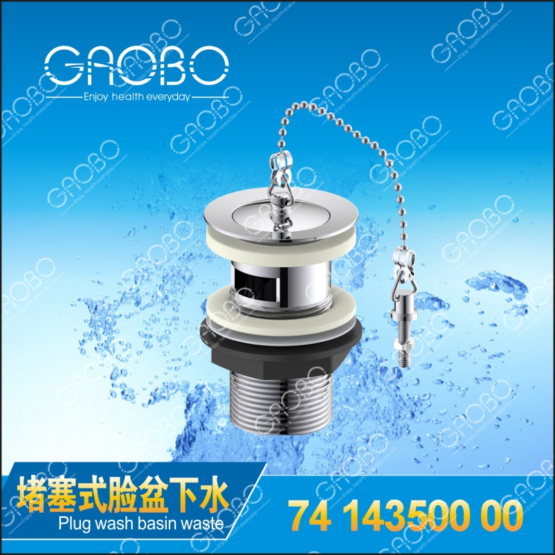 Plug wash basin waste