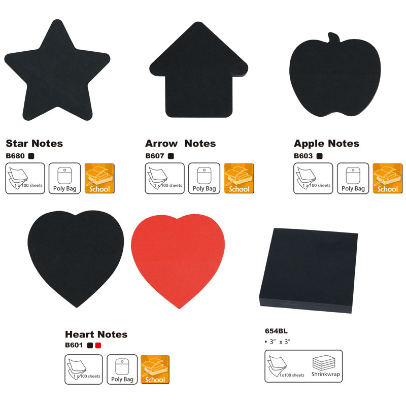 Sticky notes Black Sticky notes
