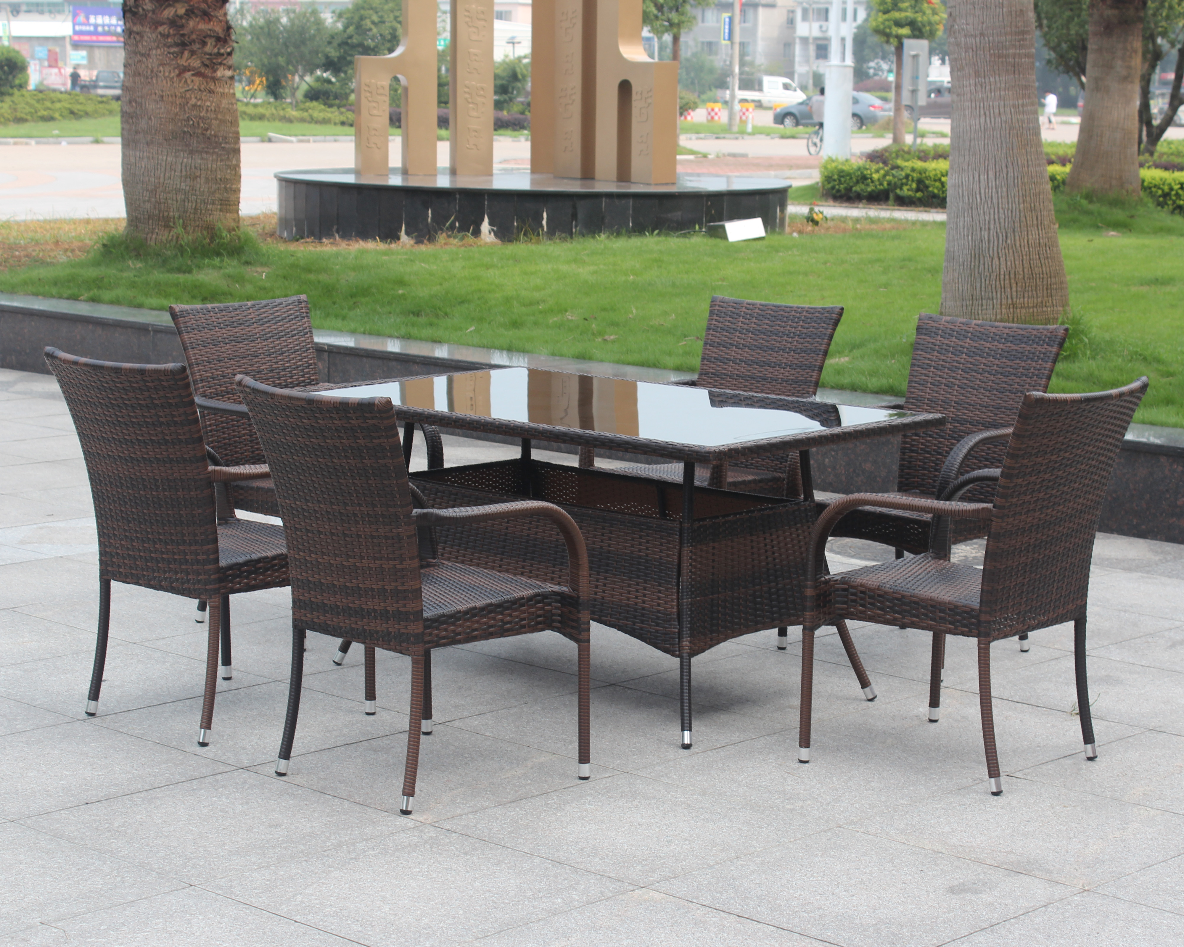 outdoor table and chair set