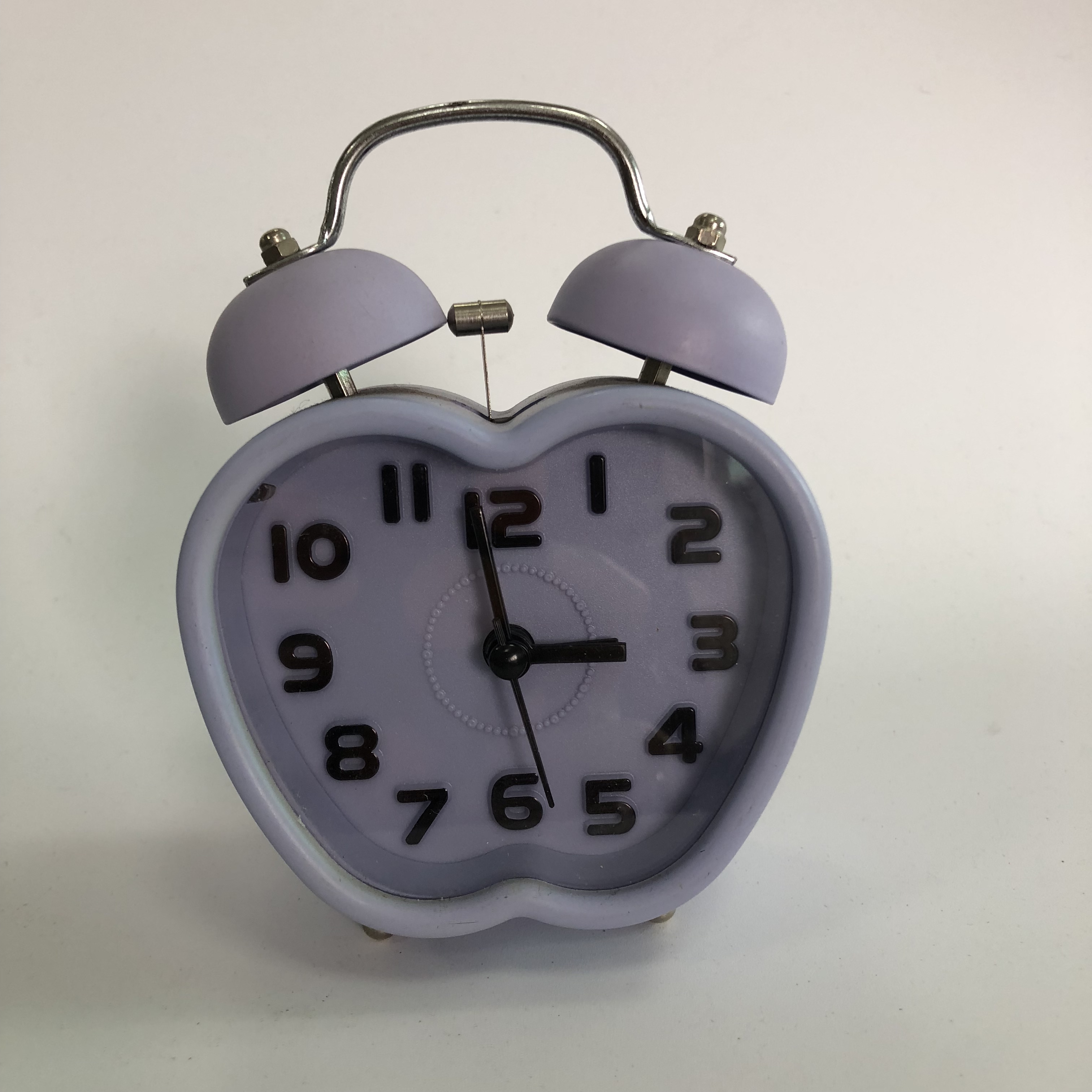 3D numbers twin bell alarm
