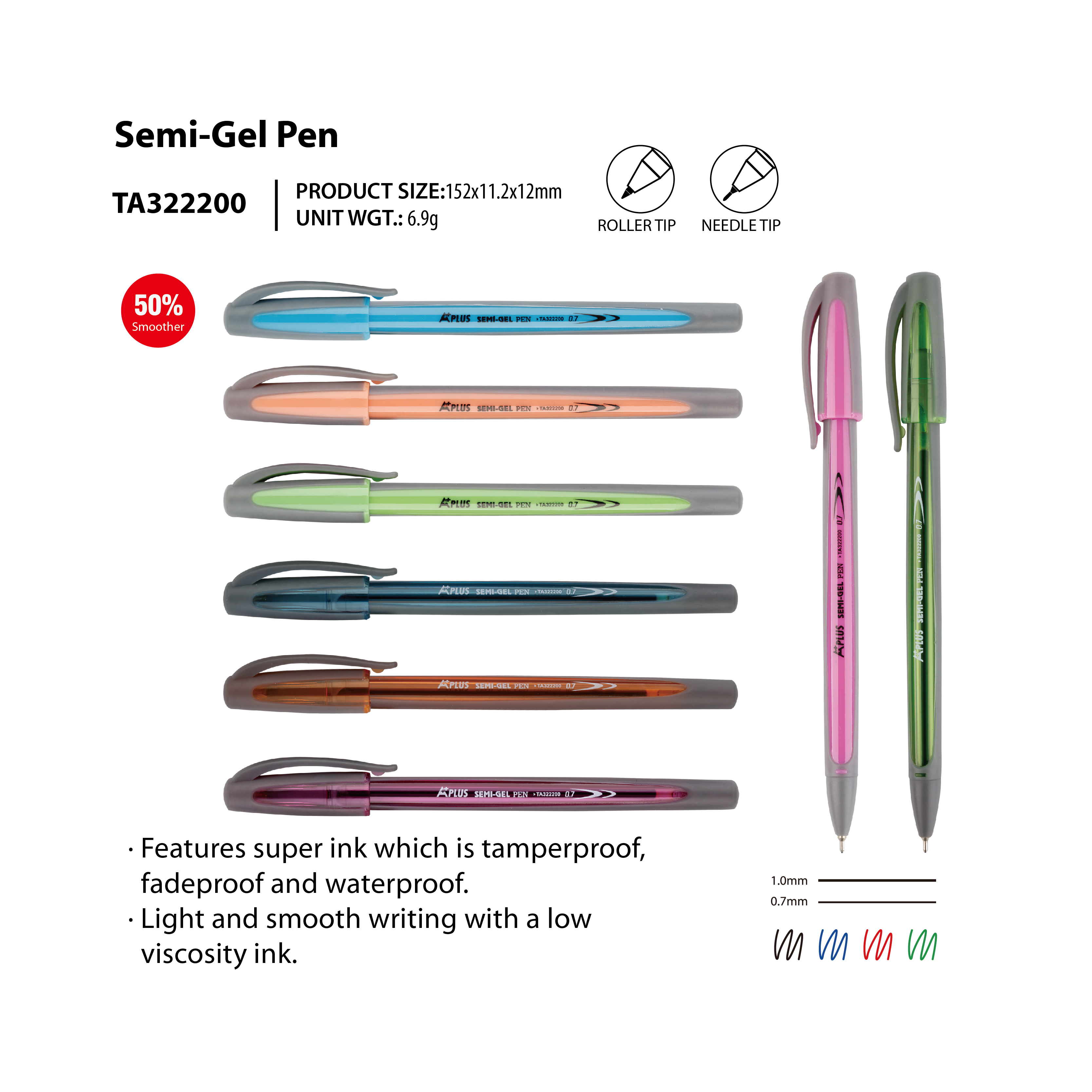 Semi-Gel Pen
