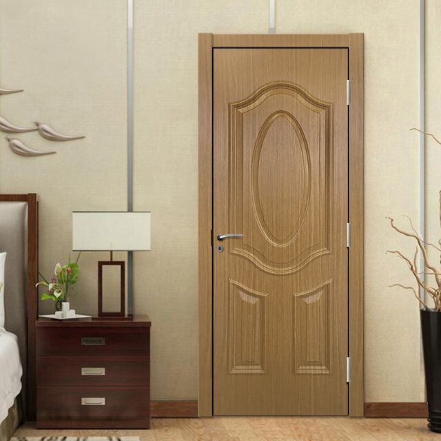 Honeycomb paper filling waterproof wpc pvc wooden door