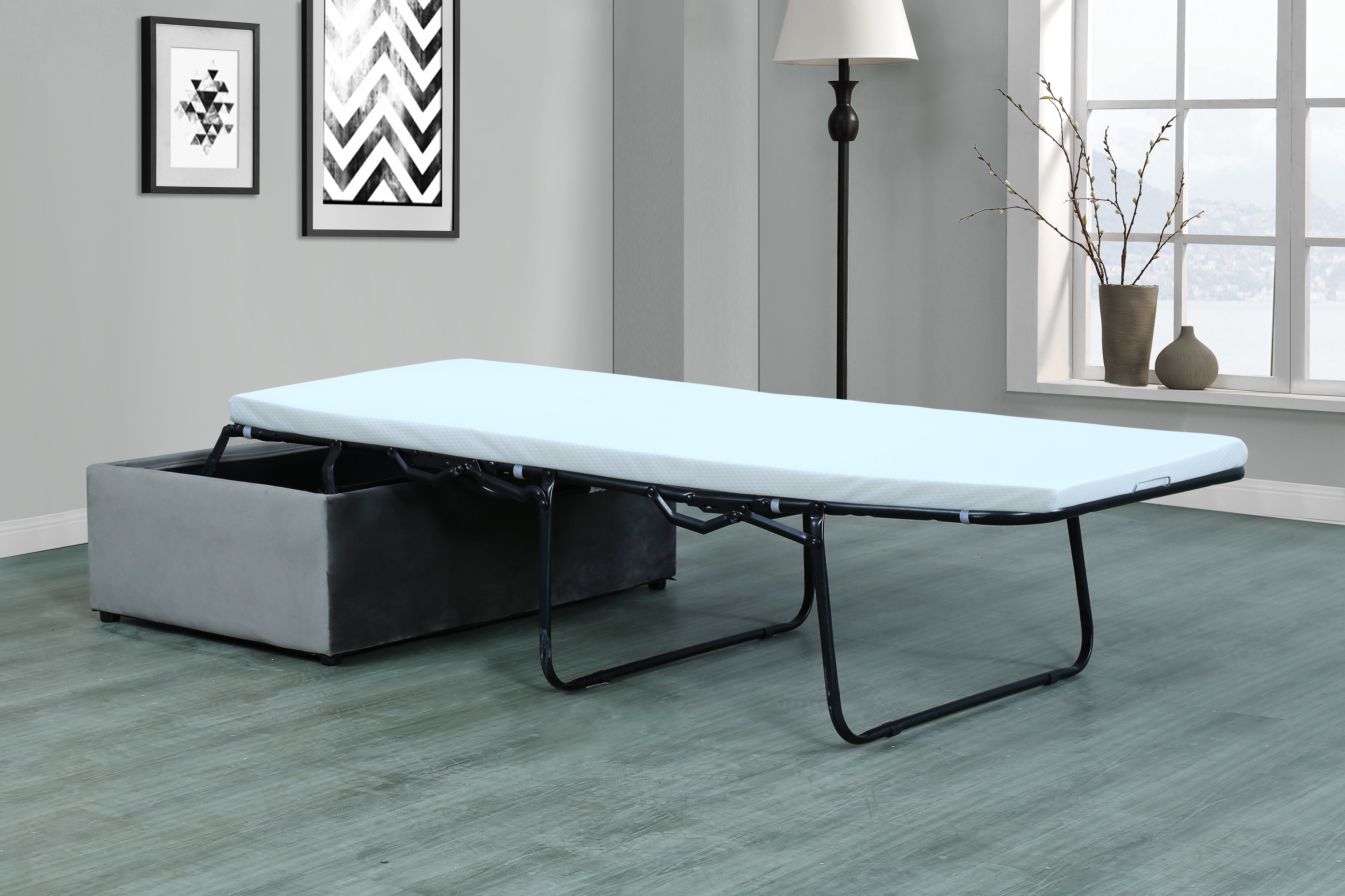 European Style Foldable Ottoman Footstool bed 1484