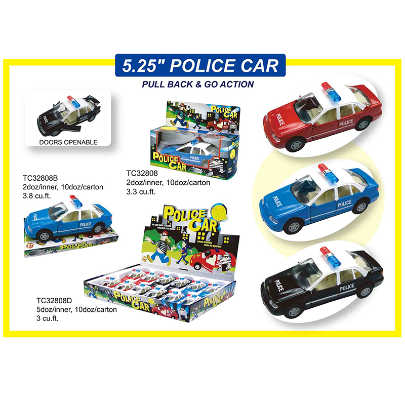 Pullback Police Car