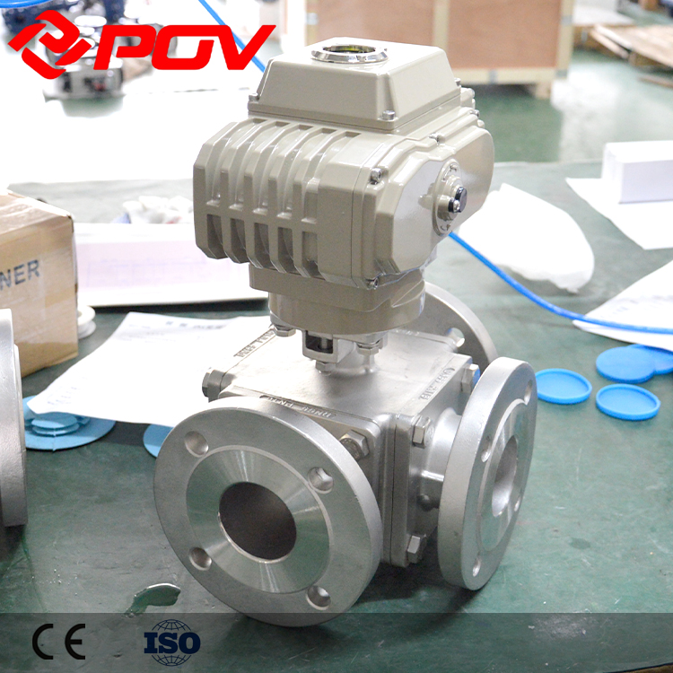 3 way electric ball valve