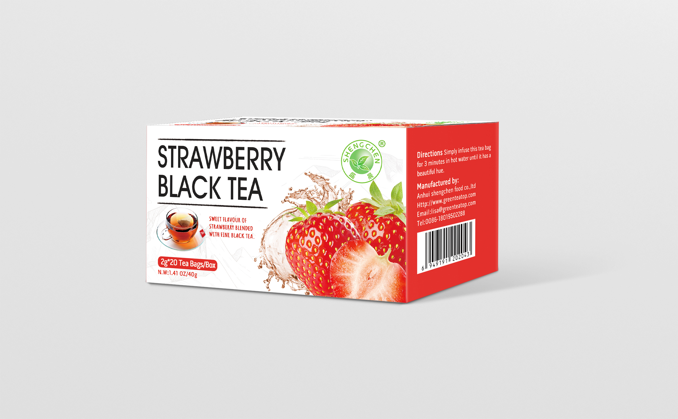 Strawberry black tea