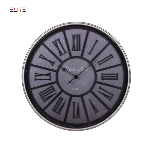 Metal wall clock