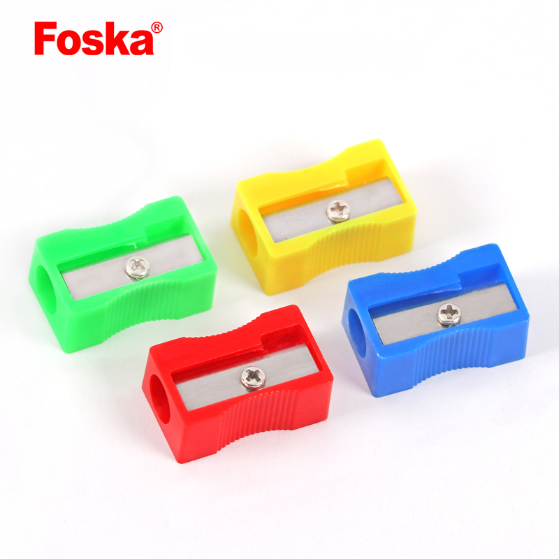 1 Hole Color Plastic School Pencil Sharpener