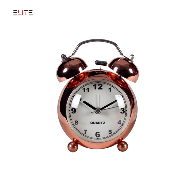 Twin bells alarm table clock