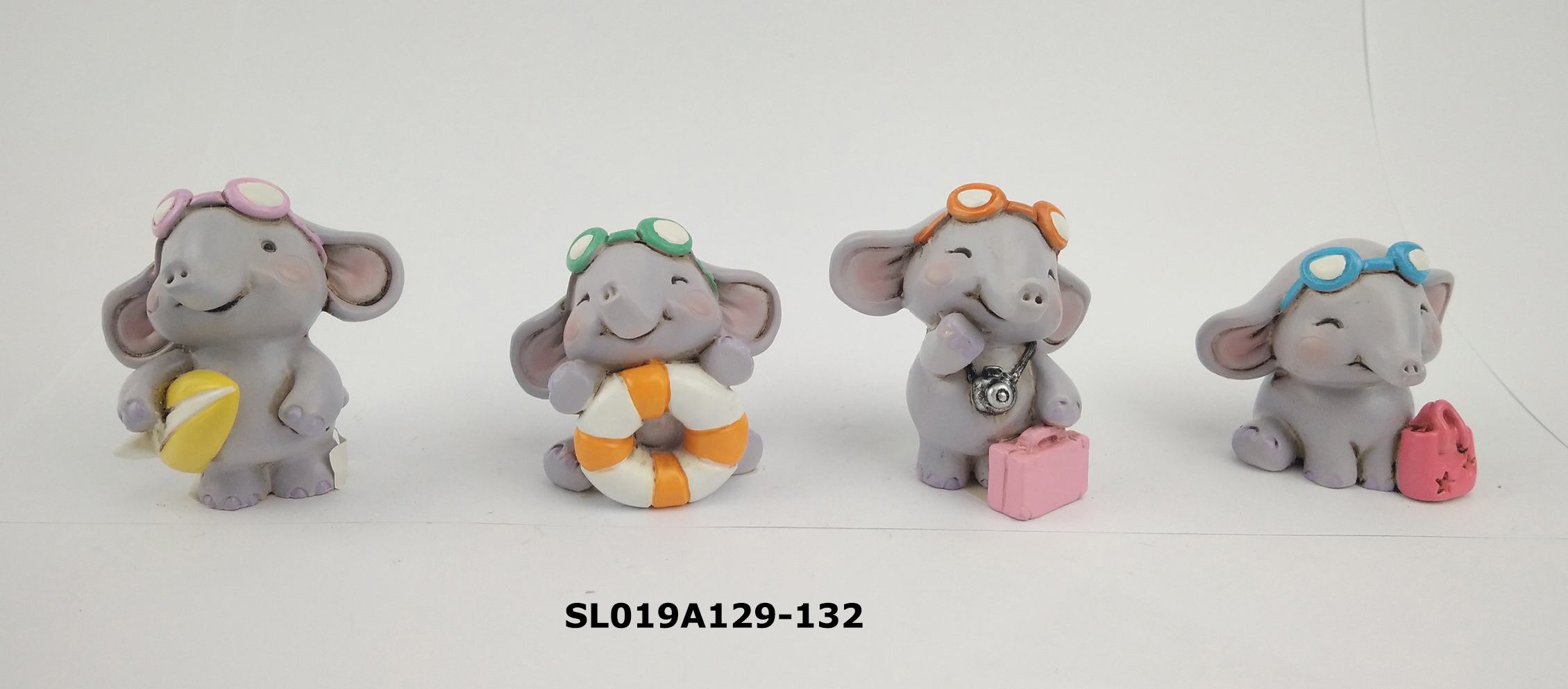 Resin decoration, key chain - animal-Elephant