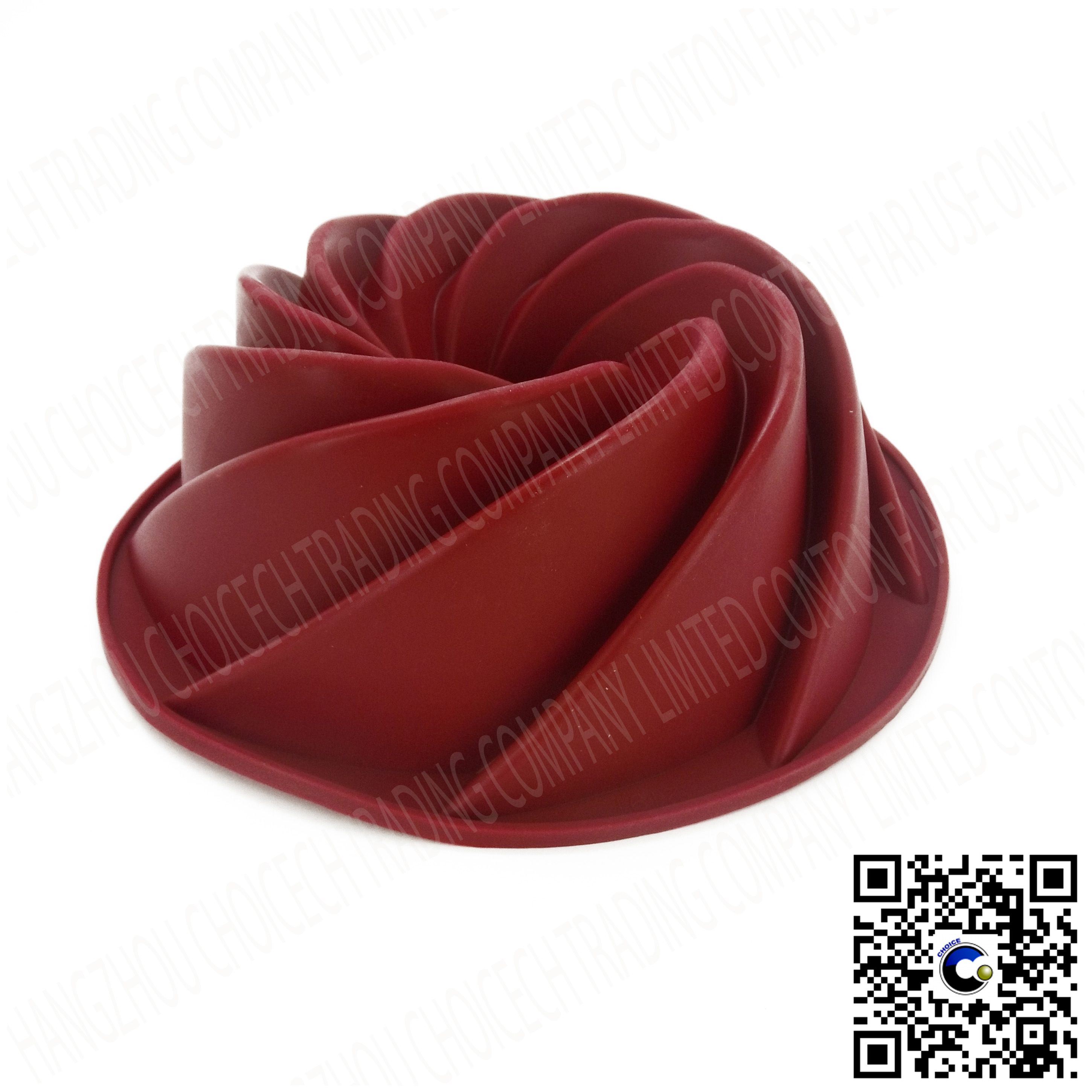 9” Silicone Chiffon Flower Mould