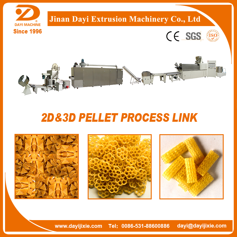 pellet snacks process line