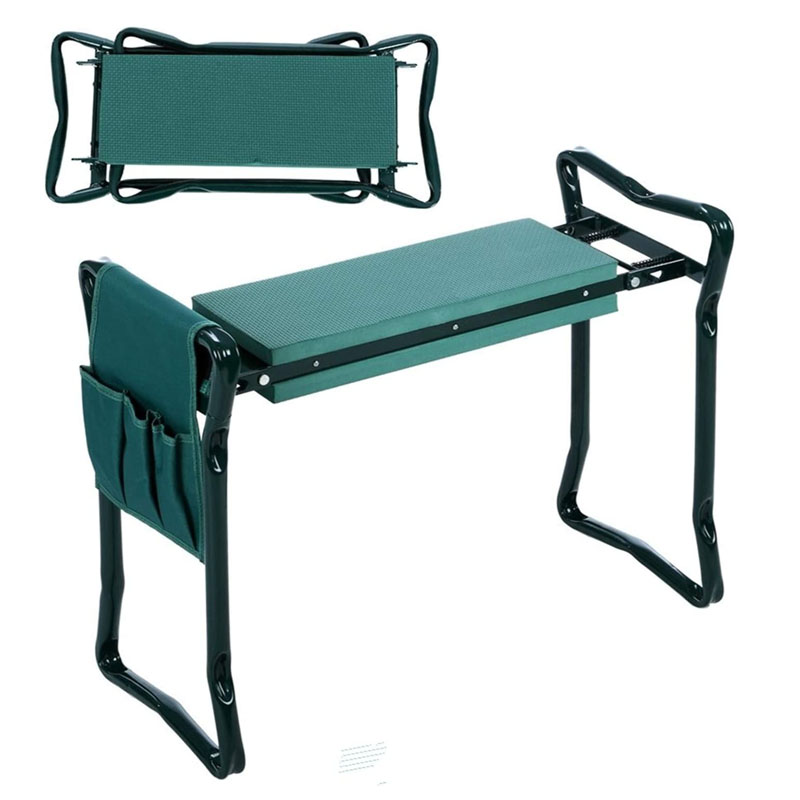Foldable Garden Kneeling Stool Pad and Seat w/handles