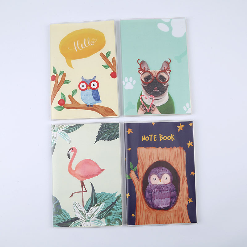 WANSHIFA 2021 Creative Design Color Printed Rubber Cover Notebook