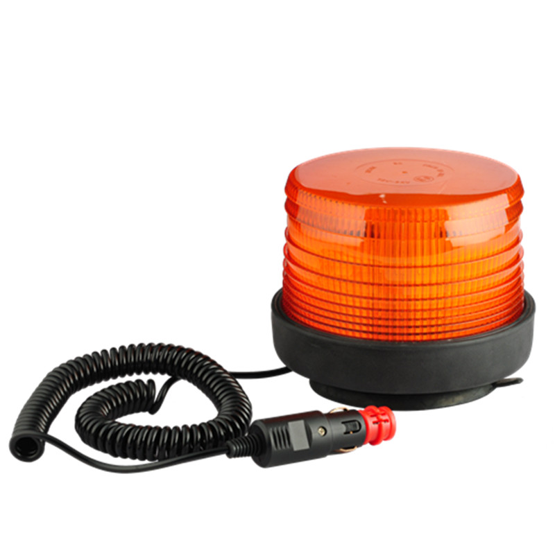 Factory Amber LED rotating and flashing Warning lamp ,DC12-48V Magnetic Mount Strobe Emergency Beacons