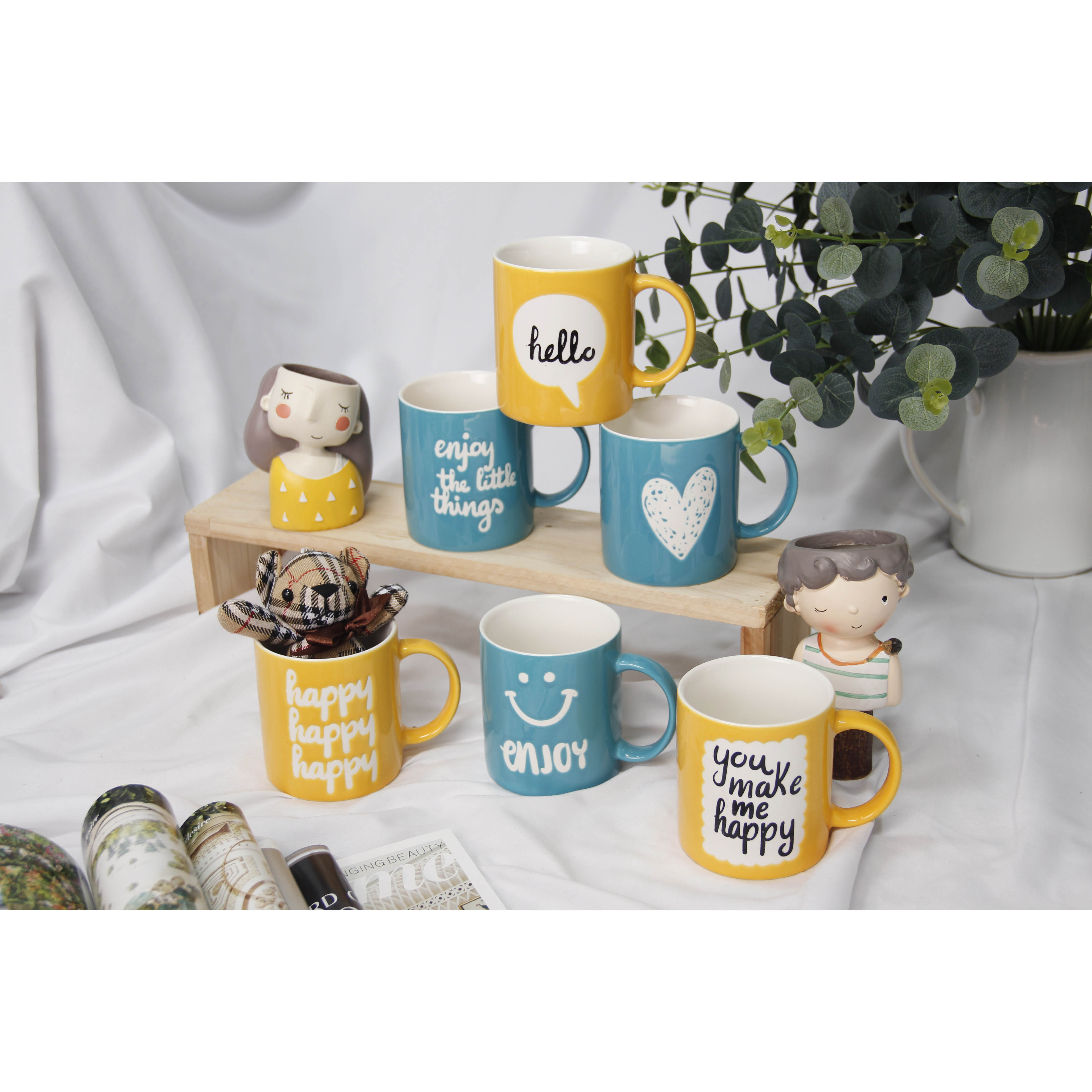 New bone china milk mug