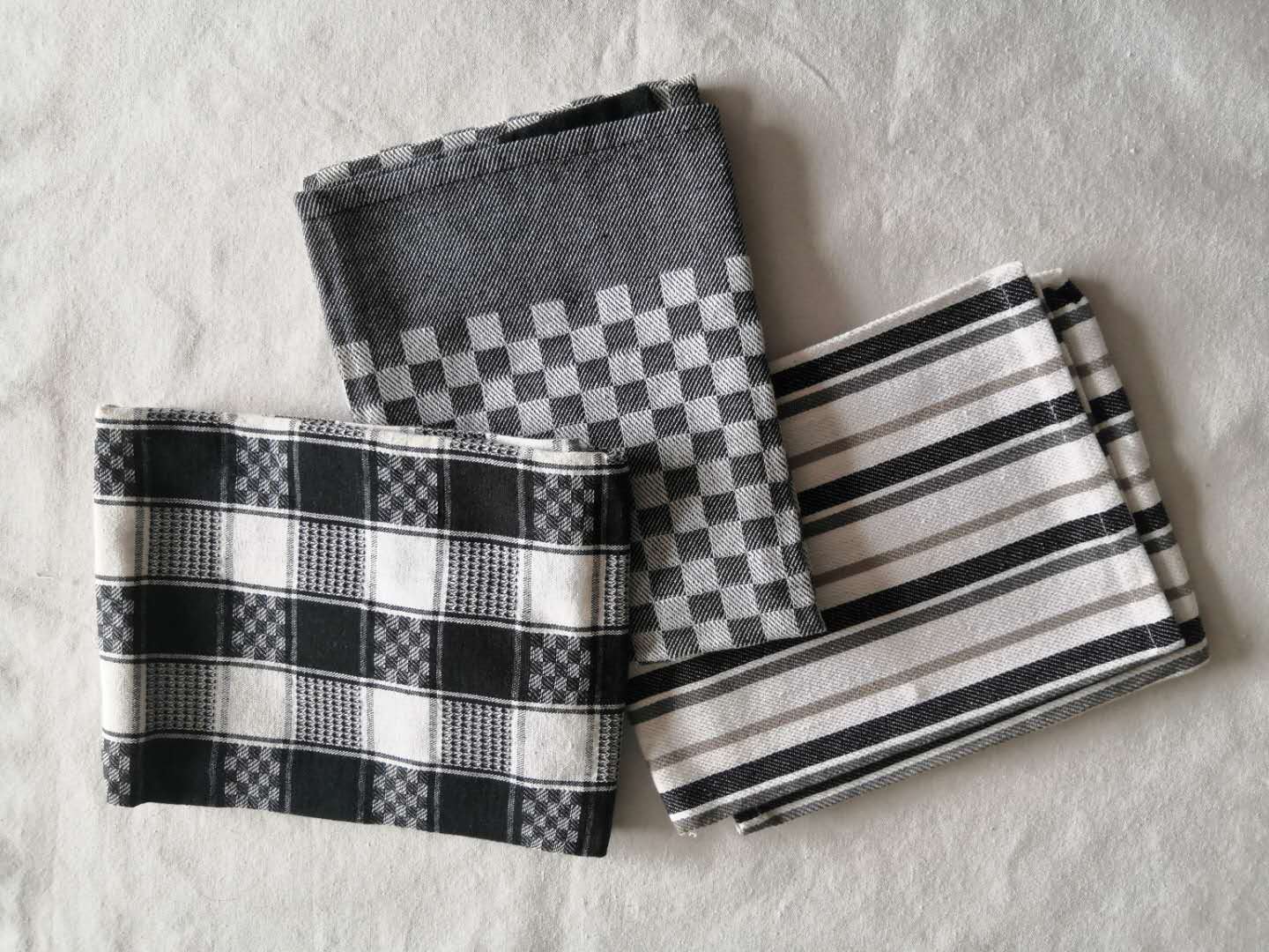 yarn dyed kithchen towel 3 pcs/set