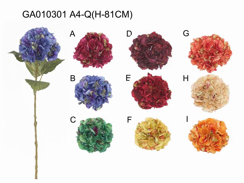 Single hydrangea(autumn)(H-81CM)*