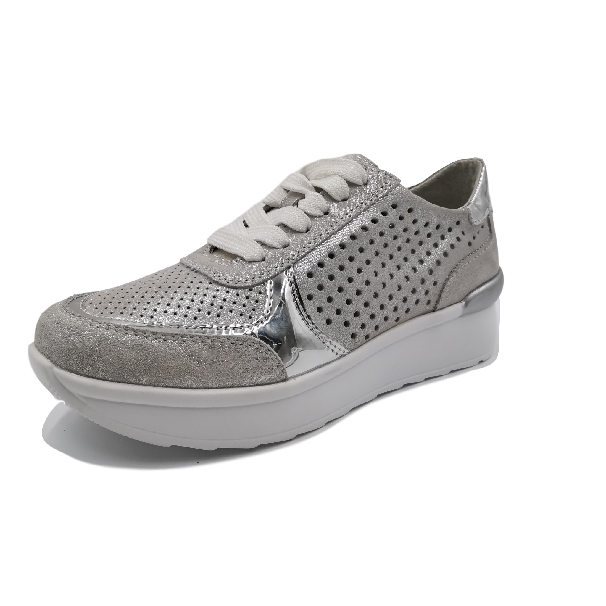 new fashion comfortable leather women's fashion sneakers casual shoes