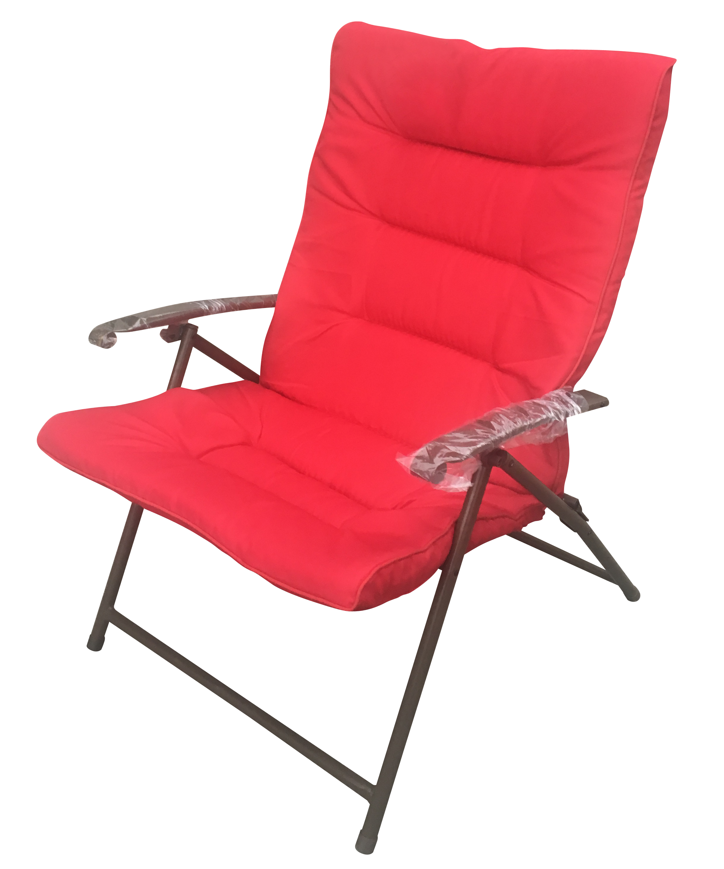 Steel padded folding chair