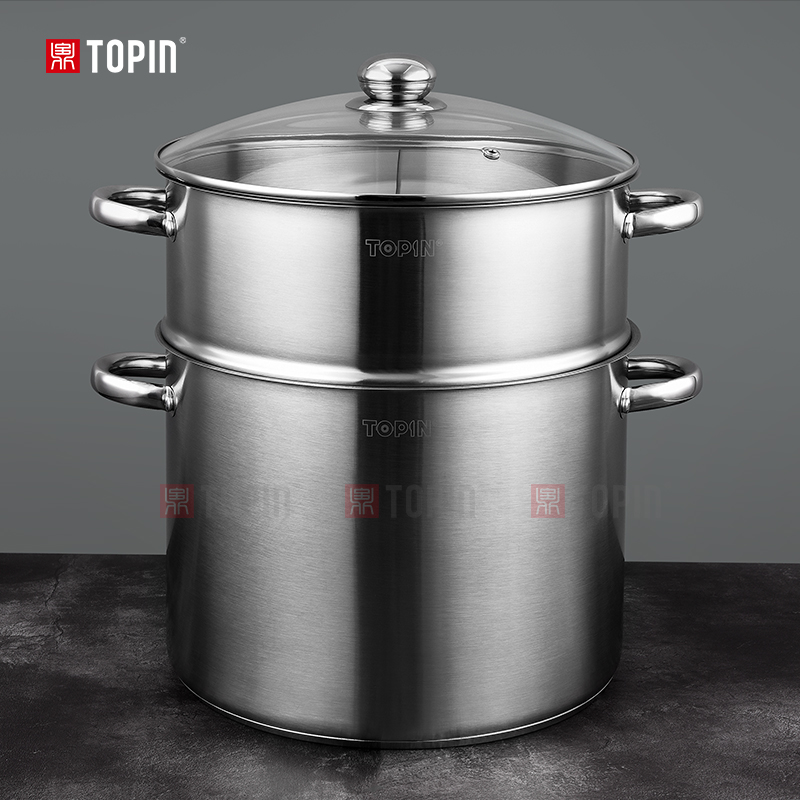 Topin stainless steel 3pcs steamer pot