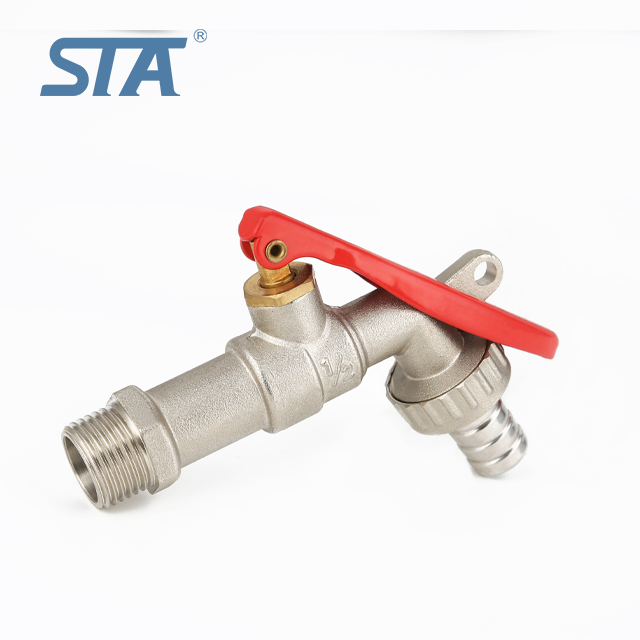 STA.2006 new products washing machine water taps garden polished brass ball bibcock