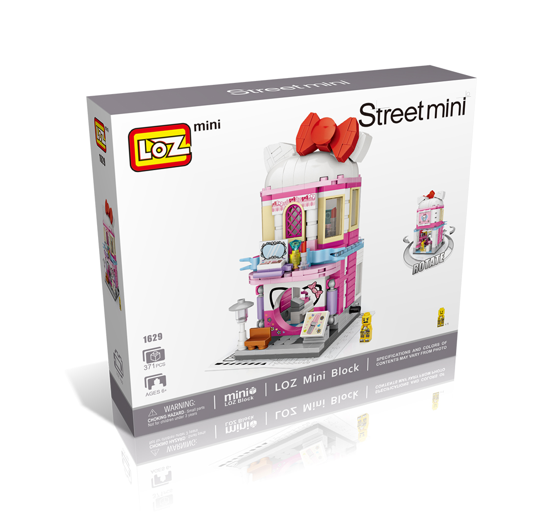 LOZ MINI Street Series -Cosmetic store playset