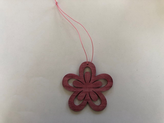 wooden flower