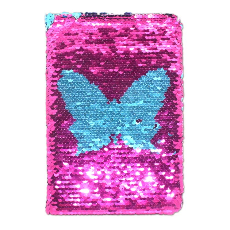 Sequin Notebook with embroidery