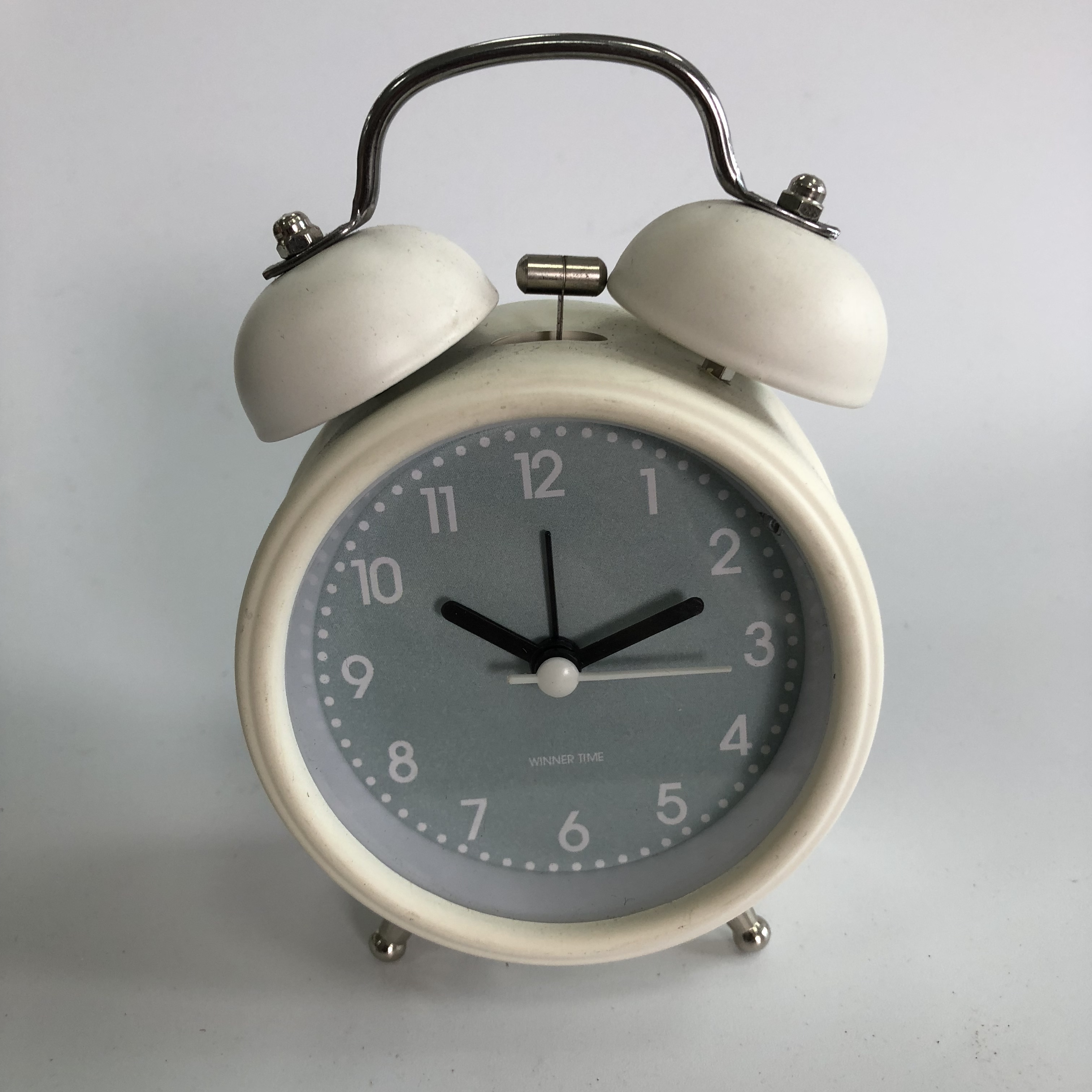Modern twin bell alarm clock