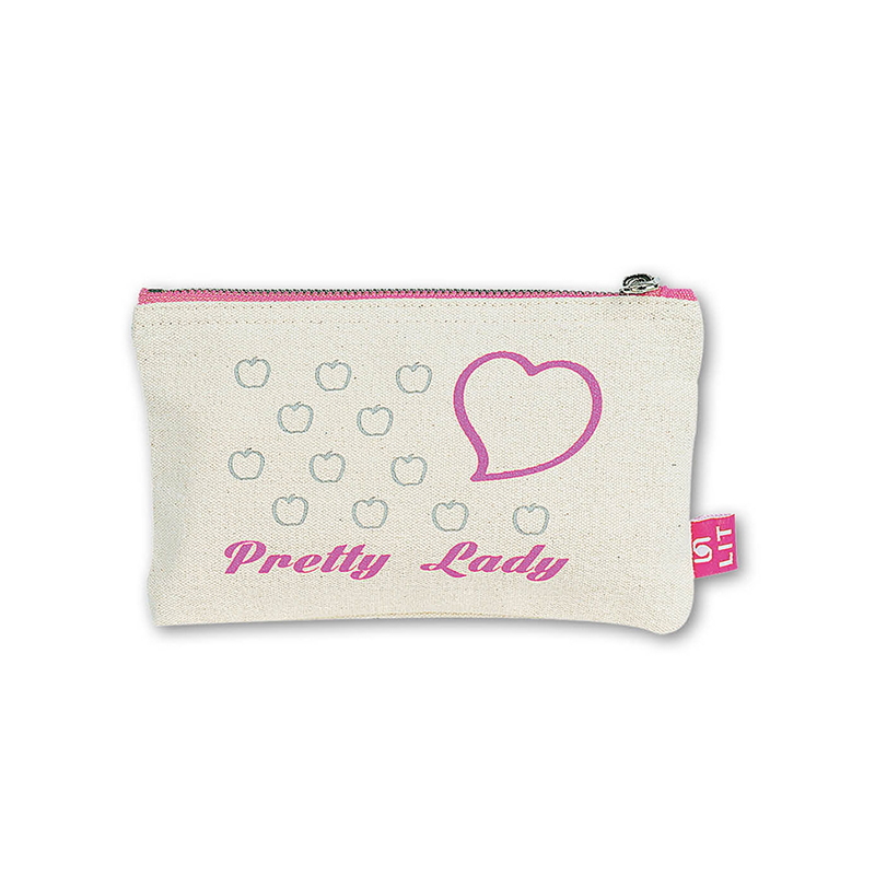 Cotton Canvas Cosmetic Bag
