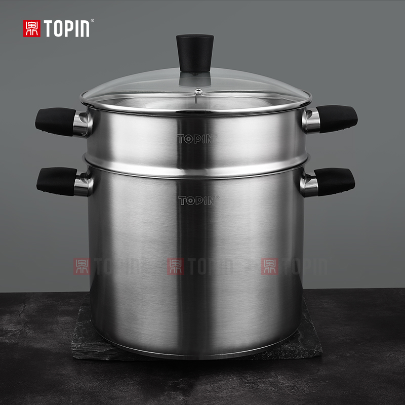 Topin stainless steel 3pcs steamer pot