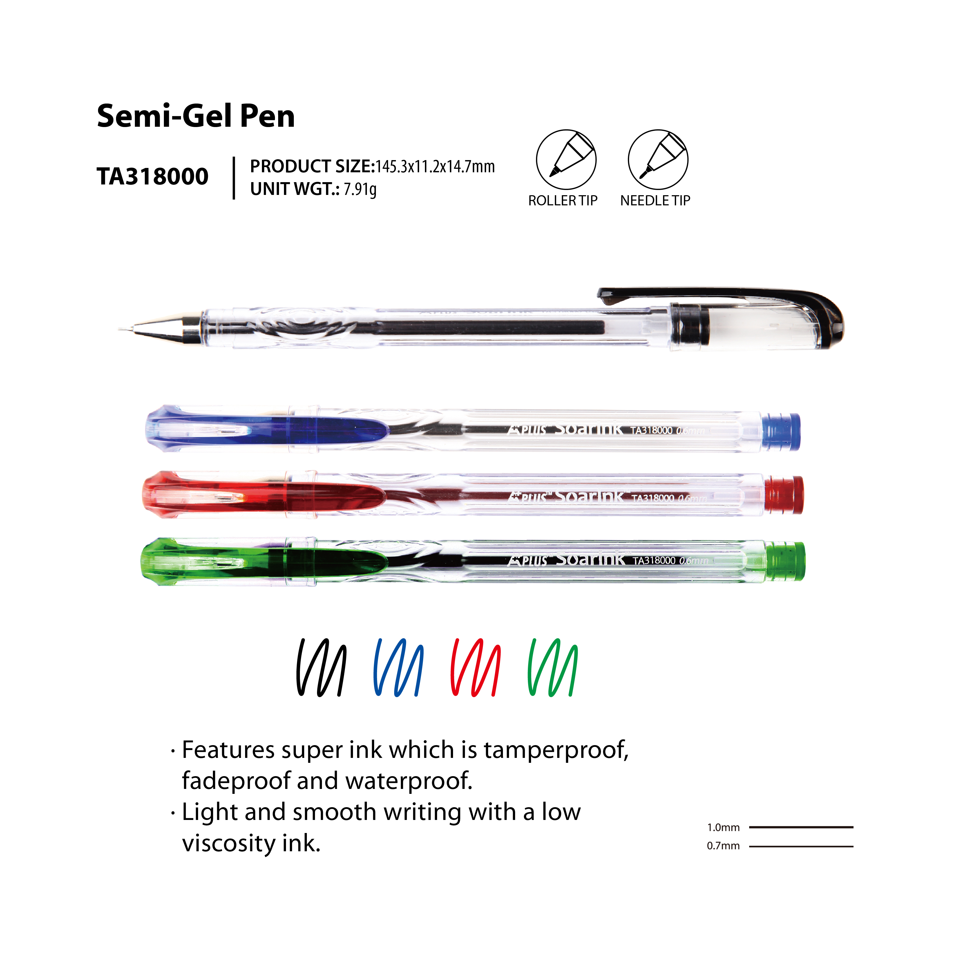 Semi-Gel Pen
