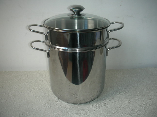 Stainless steel pasta pot