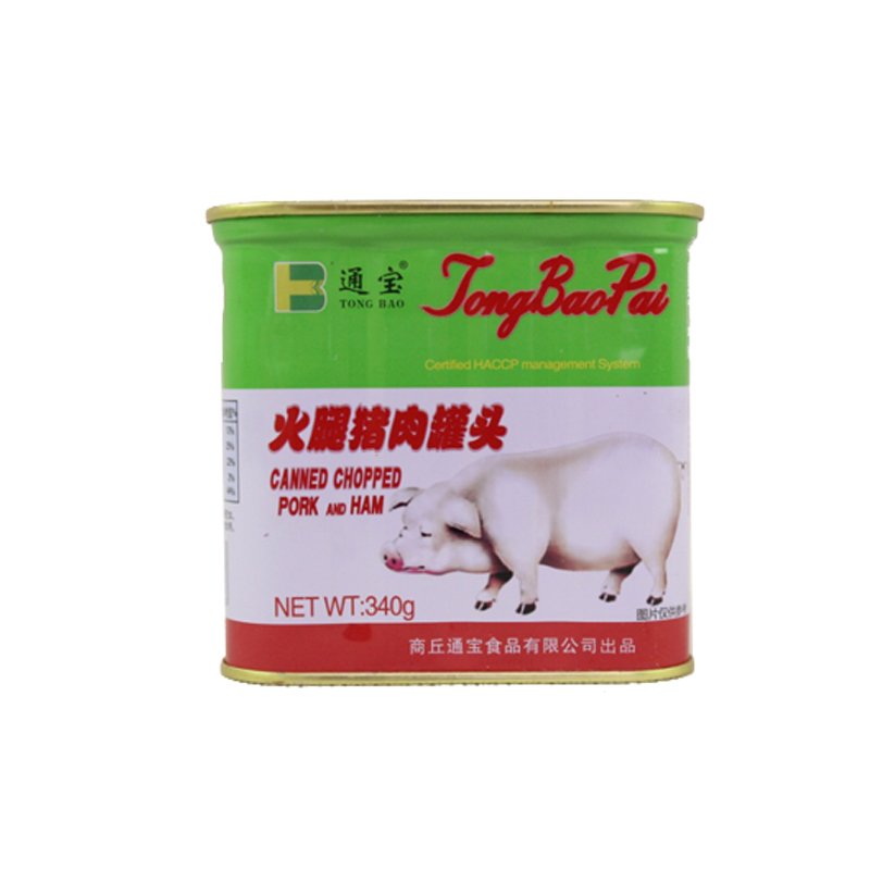 canned chopped pork and ham