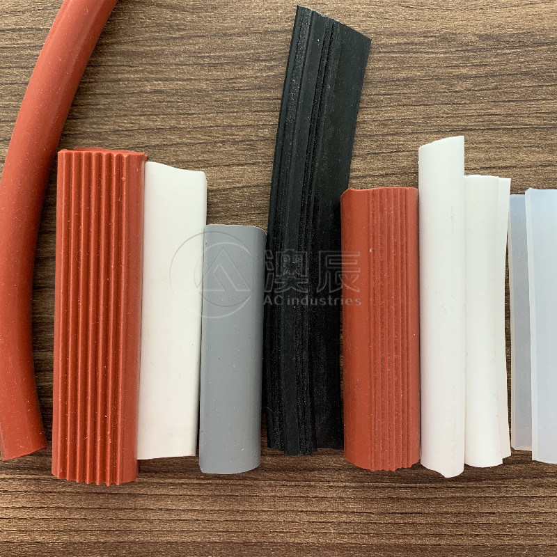 Extruded silicone rubber sheet