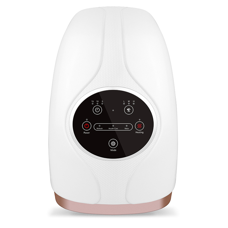 Electric Acupressure Hand Palm Massager with Air Pressure and Heat Compression for Fingers Coldness Strain and Numbness Relief