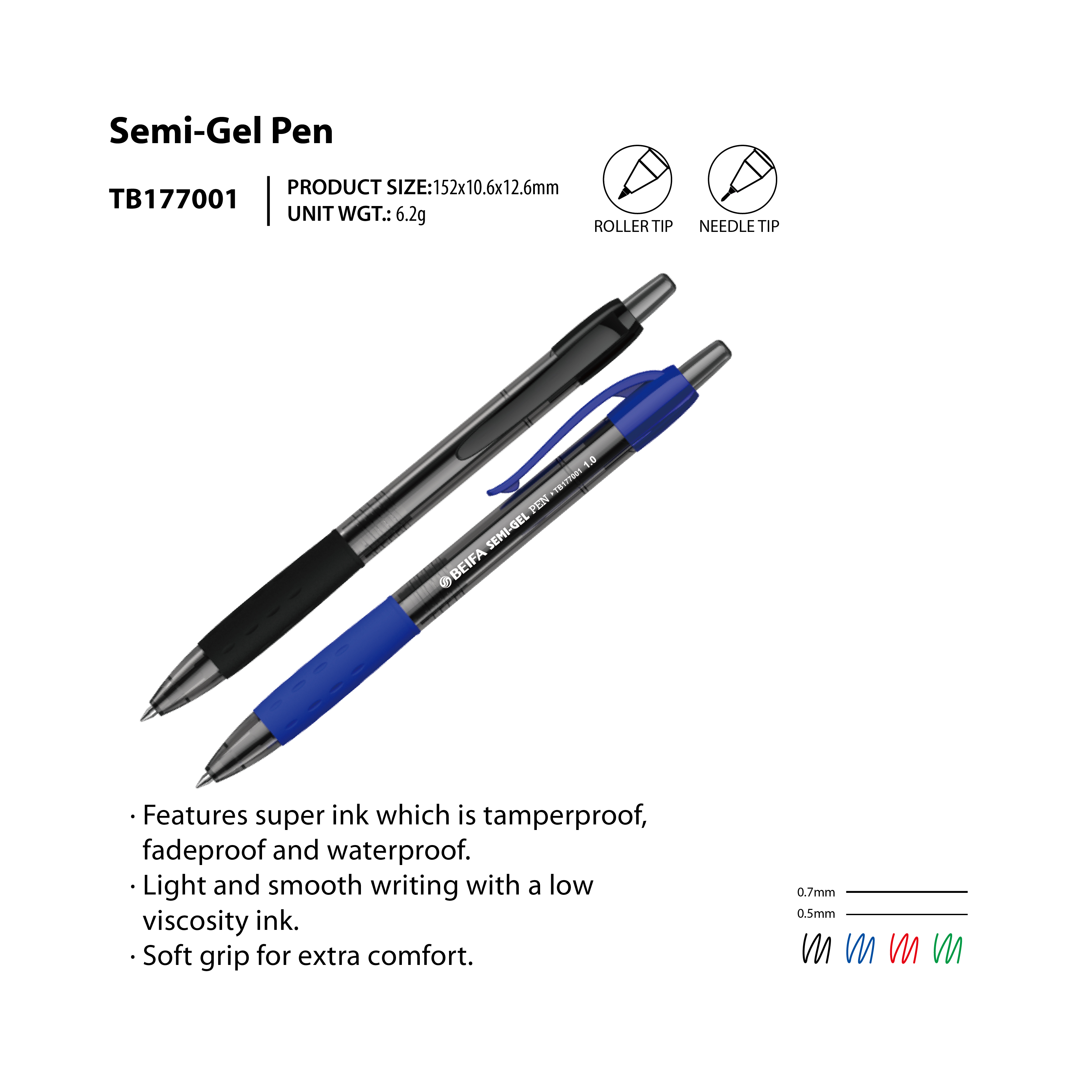Semi-Gel Pen