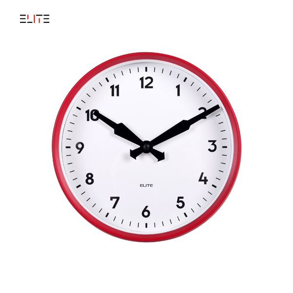 Plastic quartz wall clock