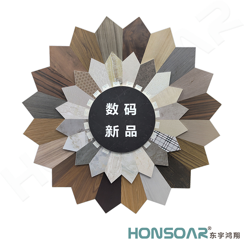 Melamine solid/wood grain decorative paper for Furniture/Door/Flooring