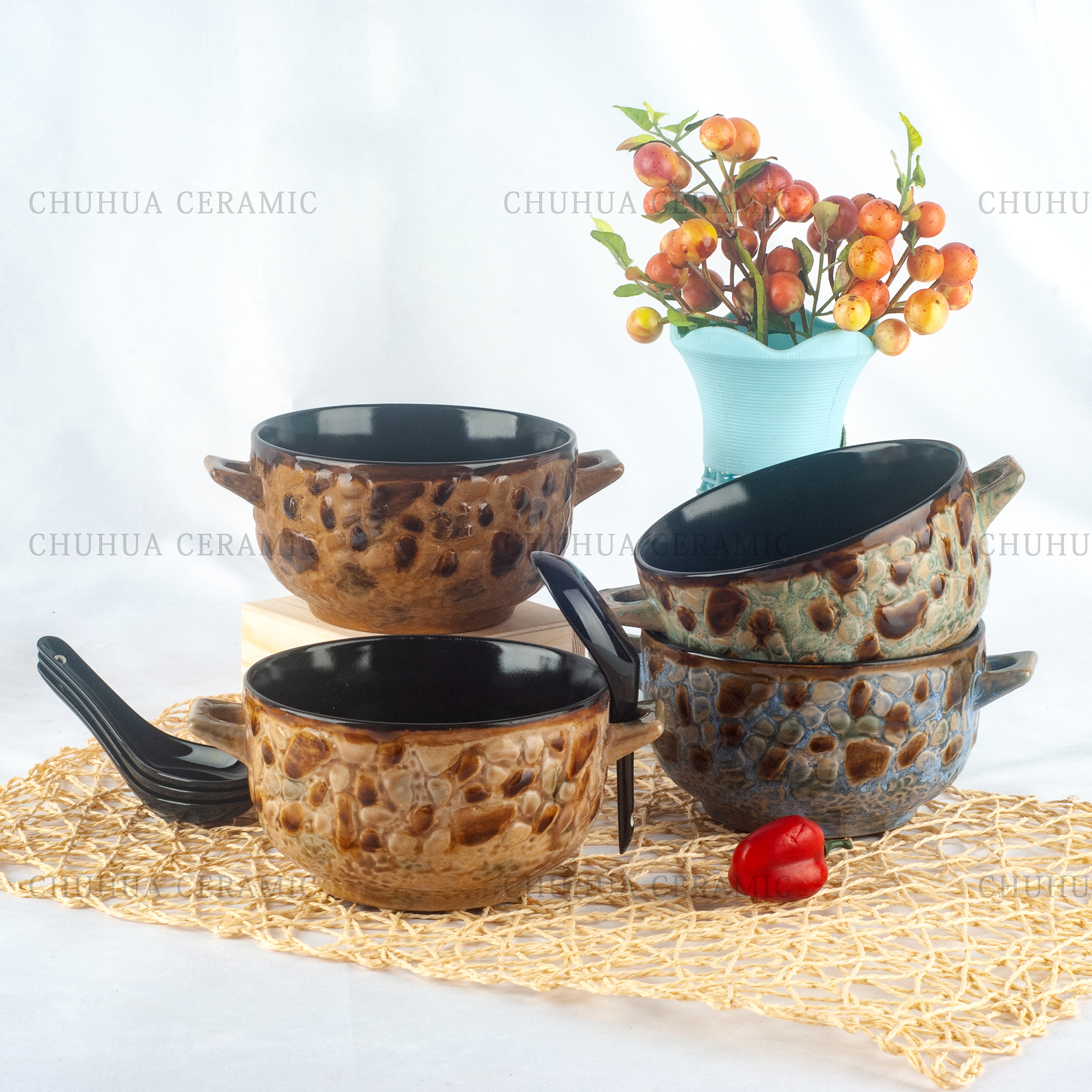 Soup Bowl With Spoon