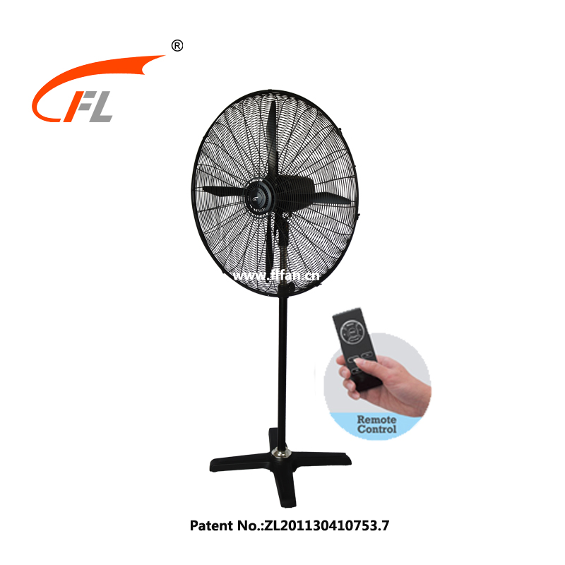 Remote Oscillating Shunde Industrial Commercial High Velocity Powerful Standing Pedestal Exhaust Fan