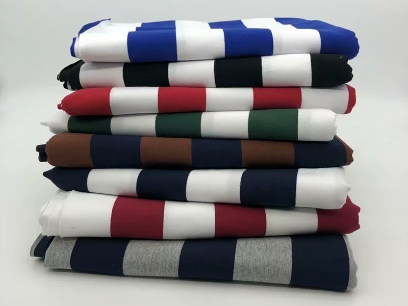 Engineering stripe single jersey