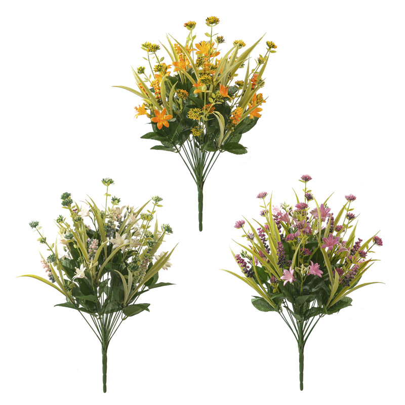 plastic flower bush X 24 stems