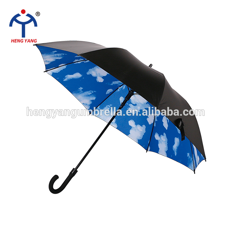 Automatic reverse umbrella